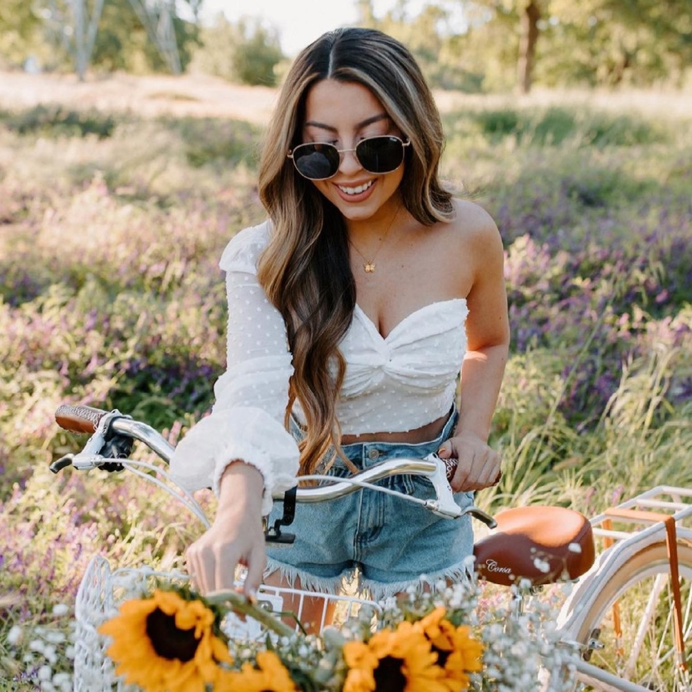 Petal + Pup One Shoulder Top
